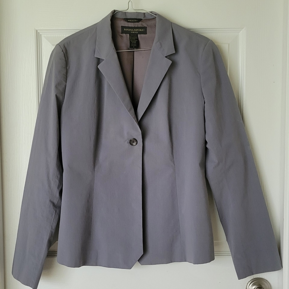Banana Republic grey suit jacket